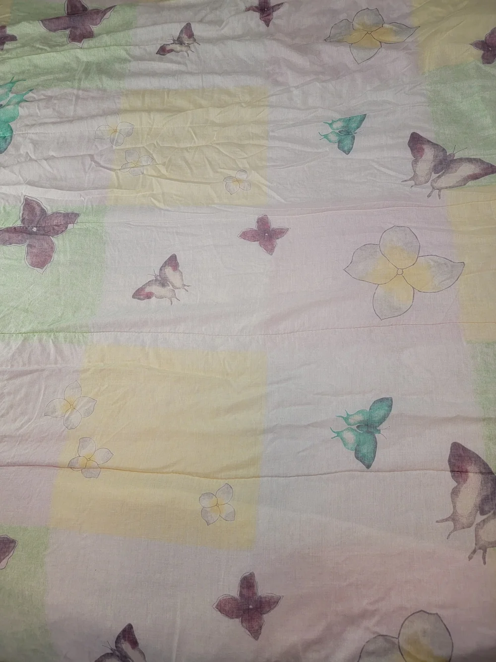 Pastel Butterfly Comforter